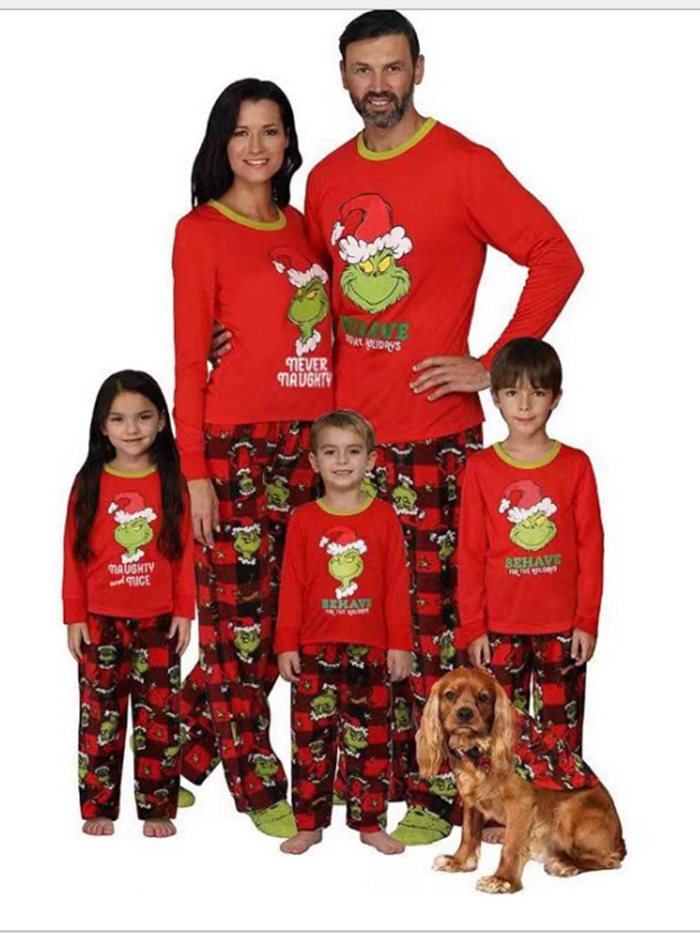 Christmas Monster Printed Family Pajama Set