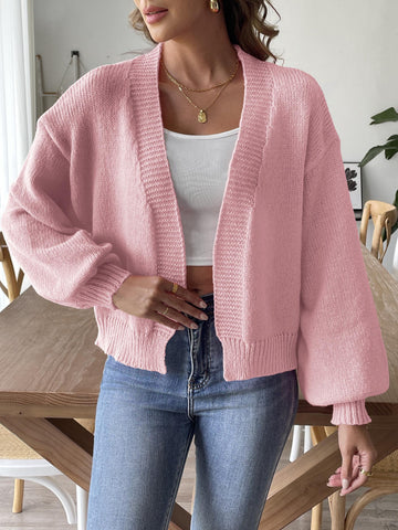 Soft Open Knit Cardigan - Lightweight Layering Essential